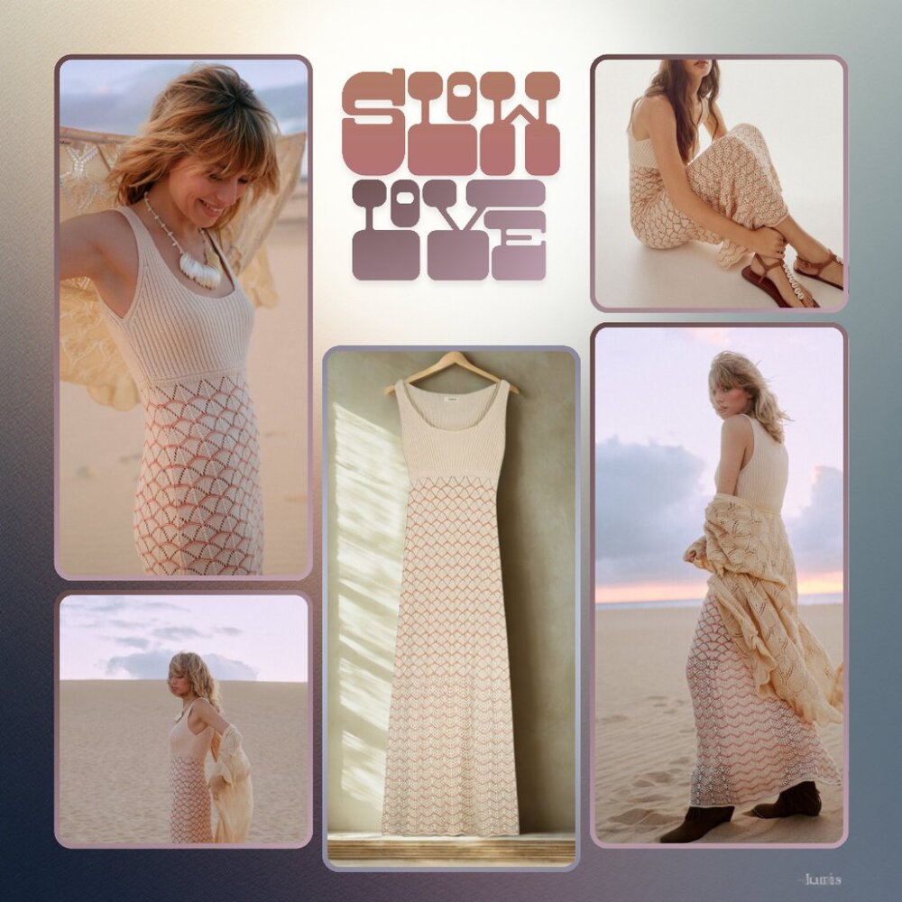 SlowLove Maxi Knit Tank Dress (size 6)